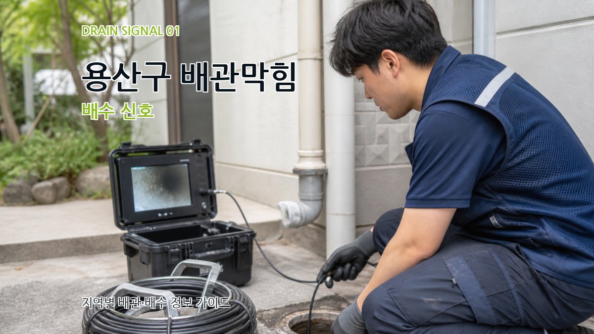 용산구 배관막힘