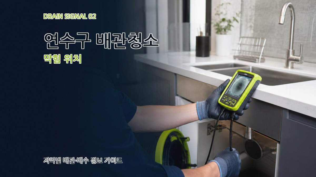 연수구 배관청소 막힘 위치