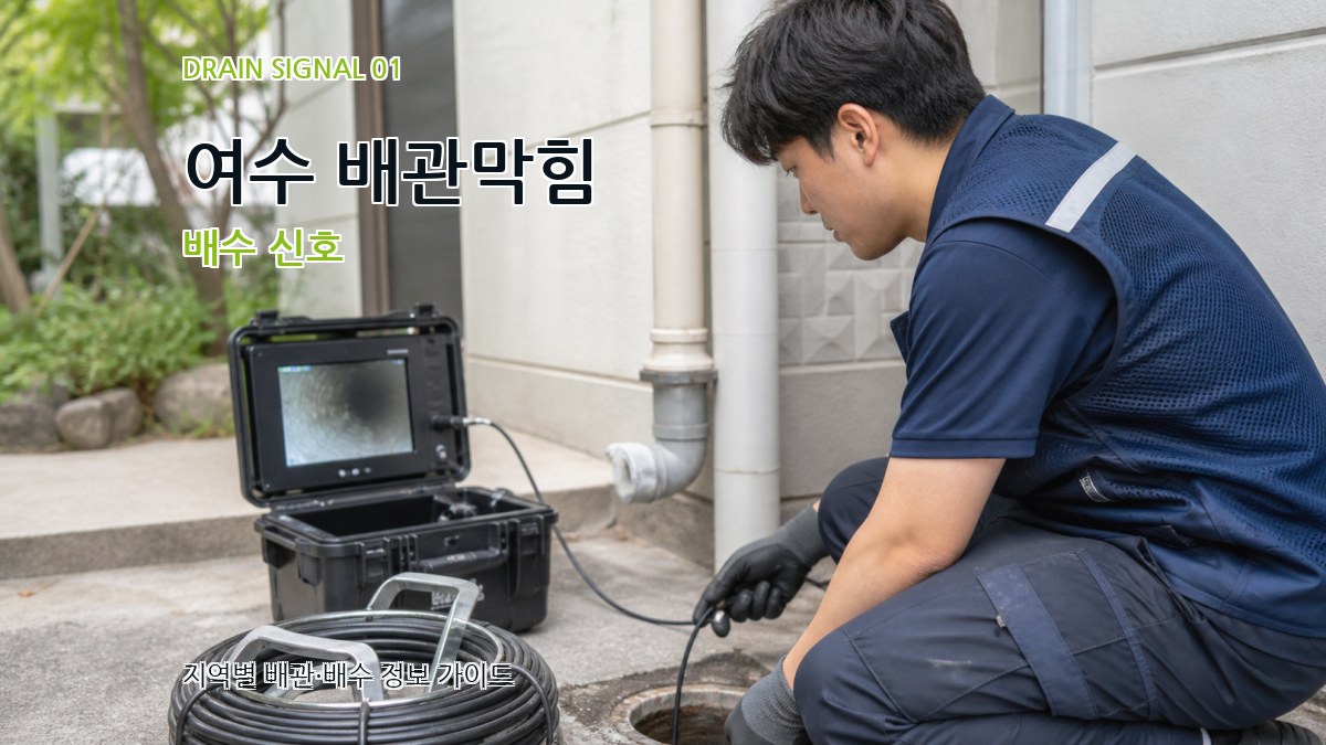 여수 배관막힘