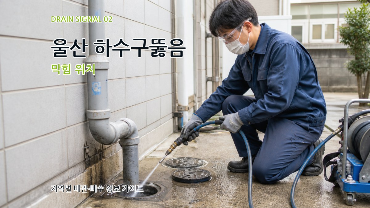 울산 하수구뚫음 막힘 위치