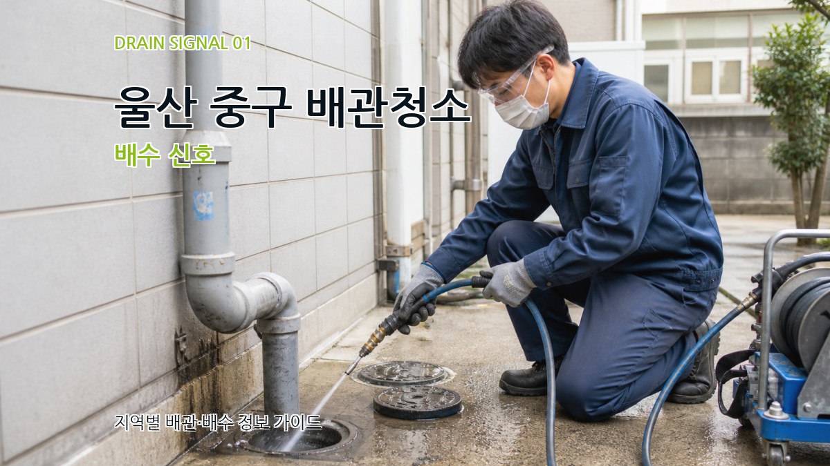 울산 중구 배관청소