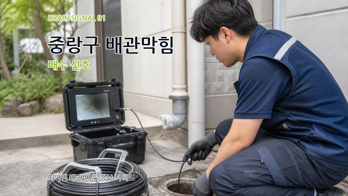 중랑구 배관막힘