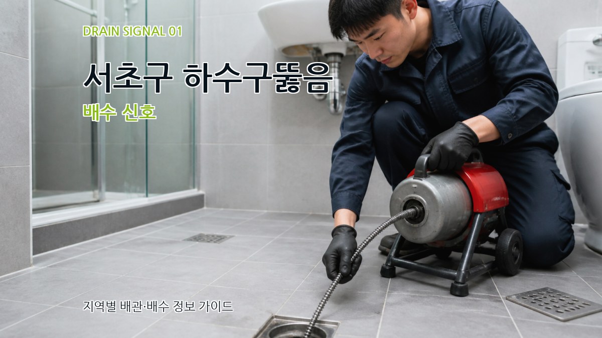 서초구 하수구뚫음