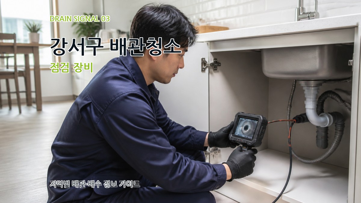 강서구 배관청소 점검 장비