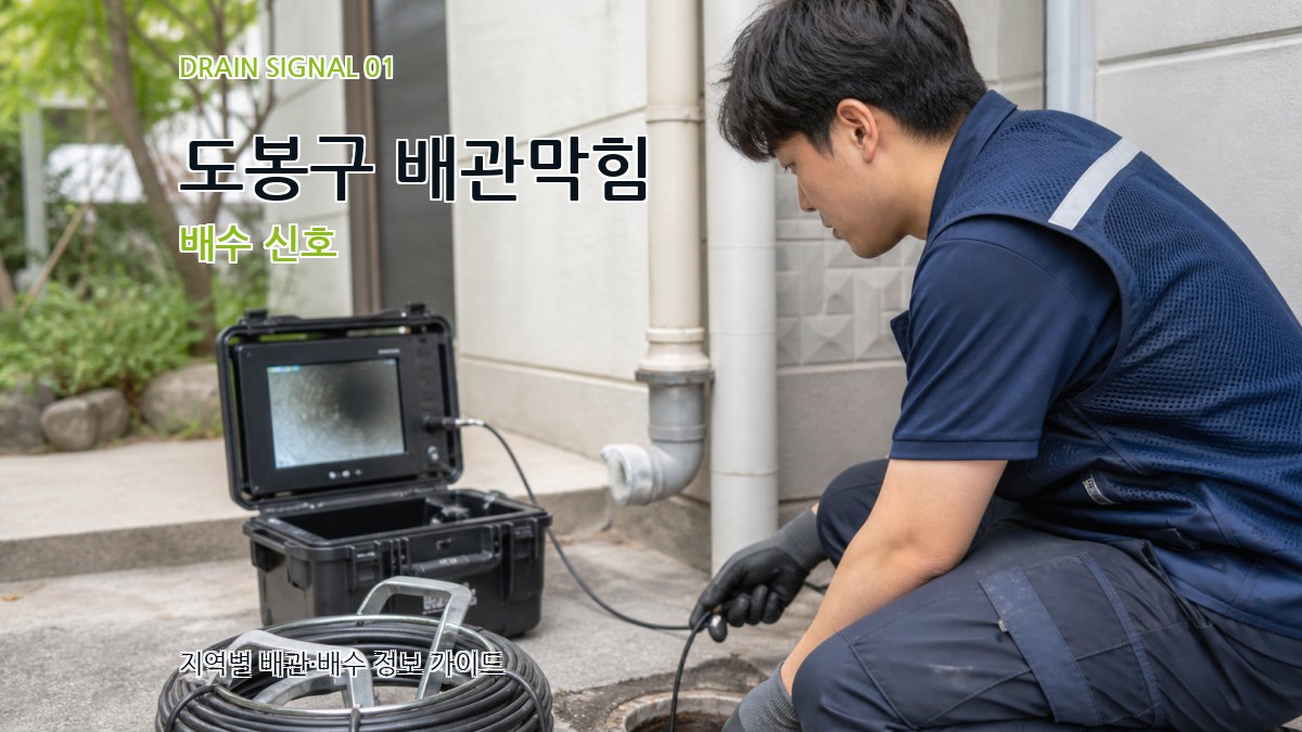 도봉구 배관막힘