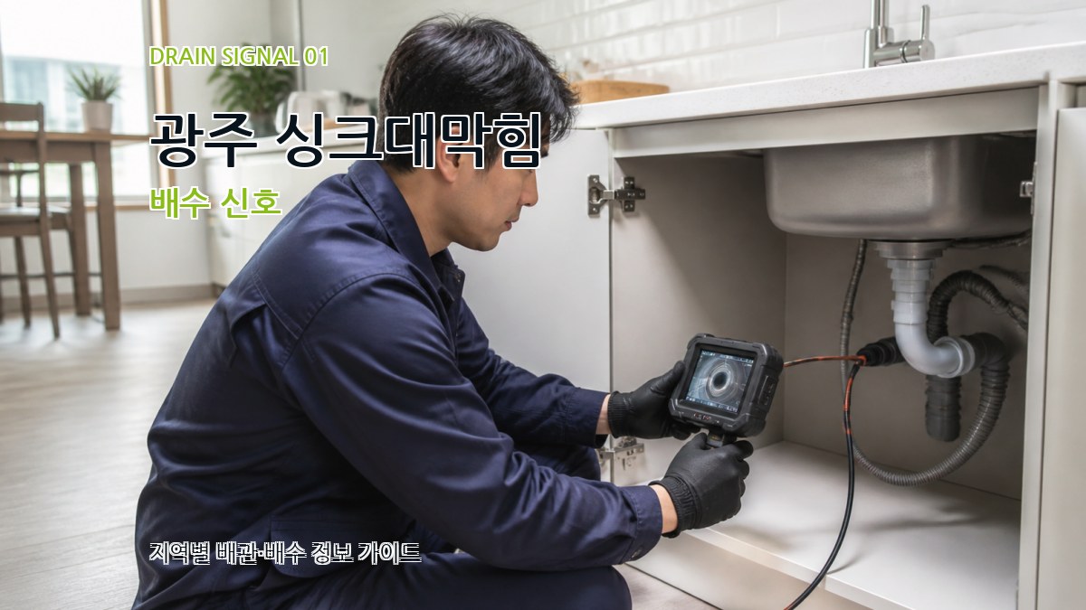광주 싱크대막힘