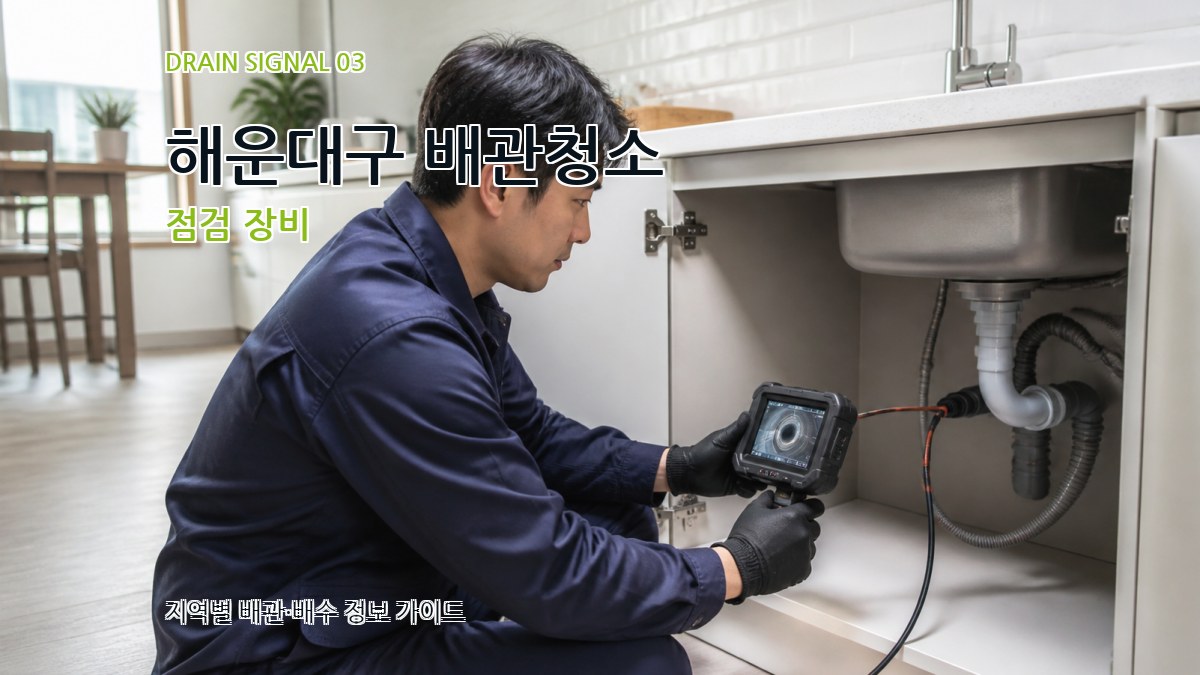 해운대구 배관청소 점검 장비