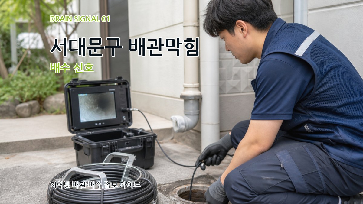 서대문구 배관막힘