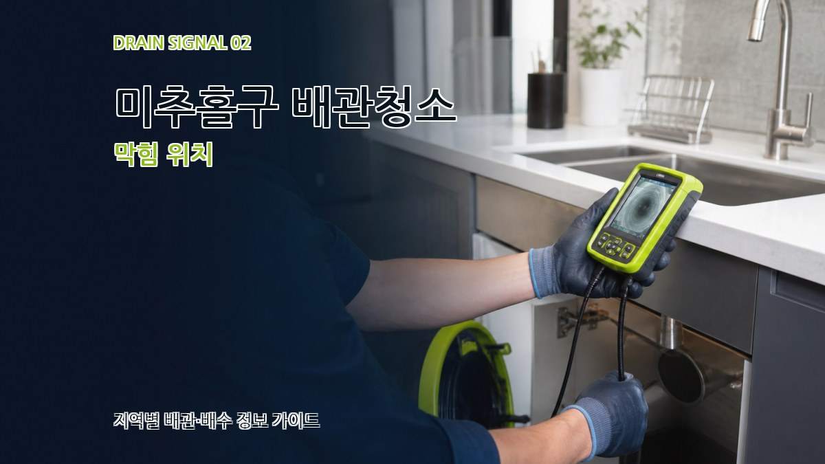 미추홀구 배관청소 막힘 위치