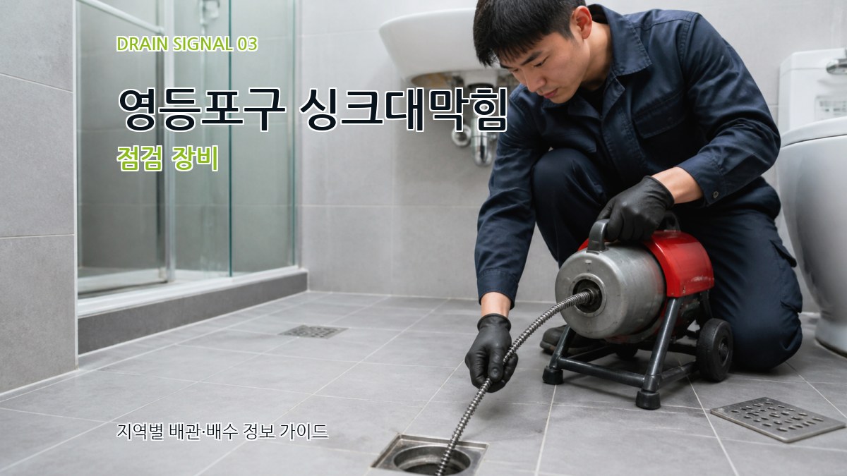 영등포구 싱크대막힘 점검 장비