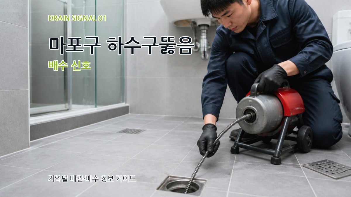 마포구 하수구뚫음