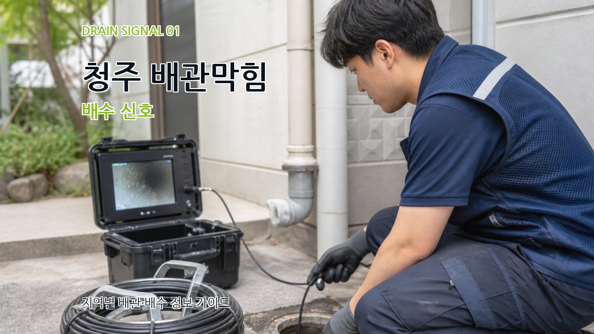 청주 배관막힘