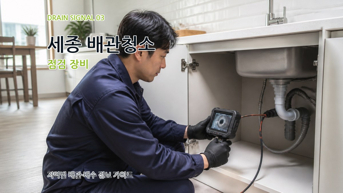 세종 배관청소 점검 장비