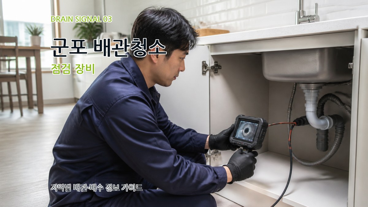 군포 배관청소 점검 장비