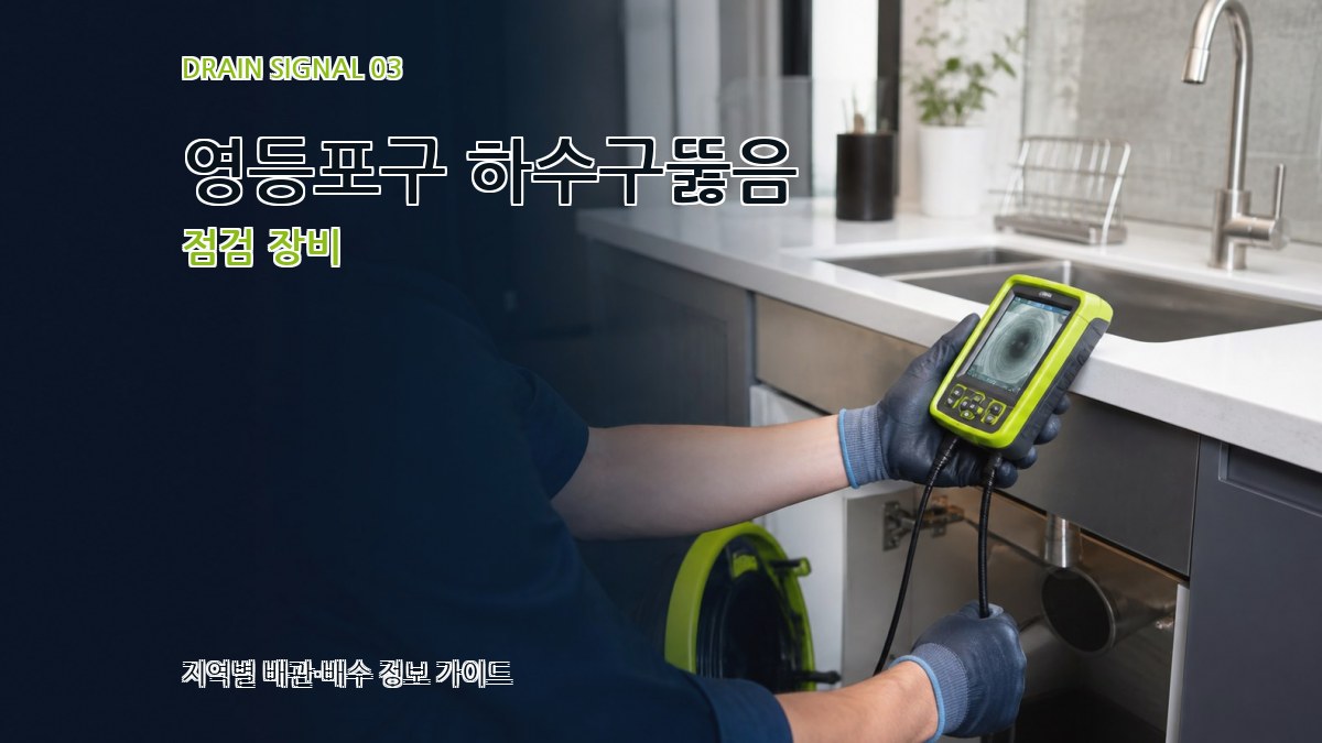 영등포구 하수구뚫음 점검 장비