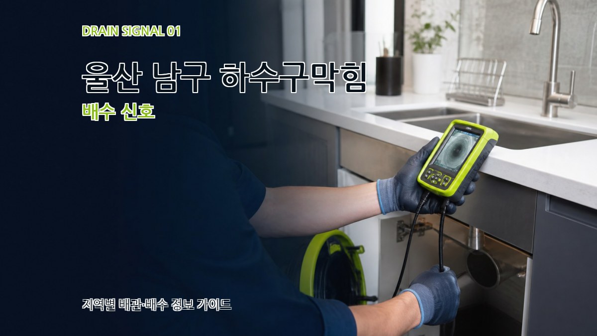 울산 남구 하수구막힘