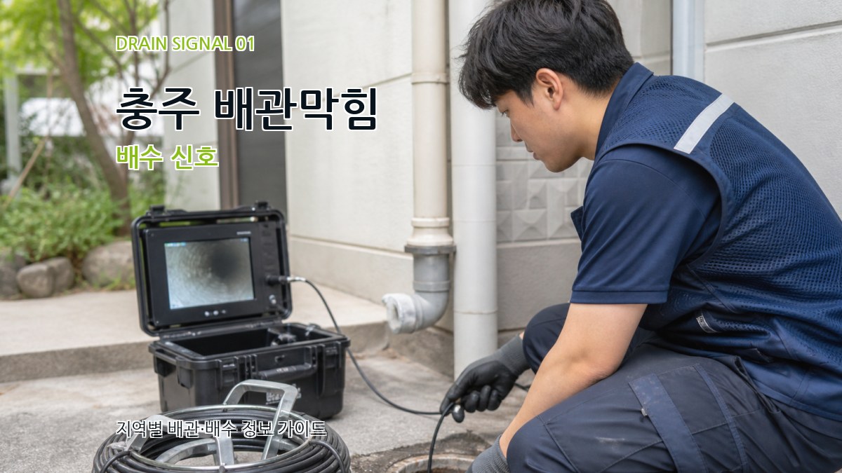 충주 배관막힘