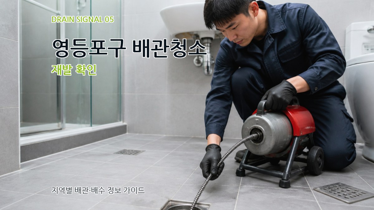 영등포구 배관청소 재발 확인