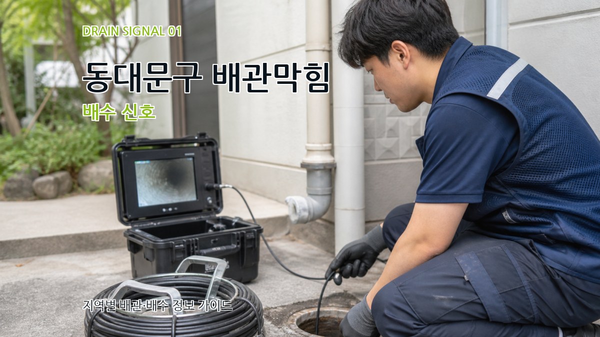 동대문구 배관막힘