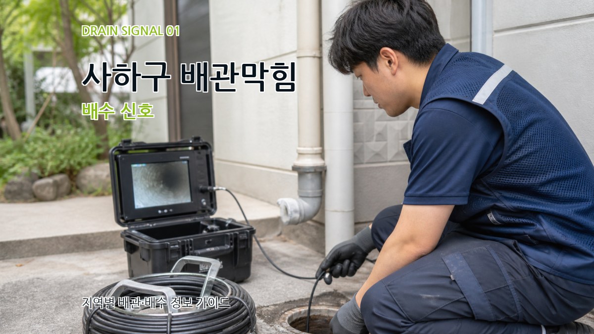 사하구 배관막힘