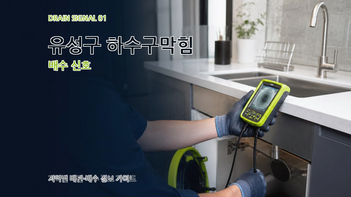유성구 하수구막힘