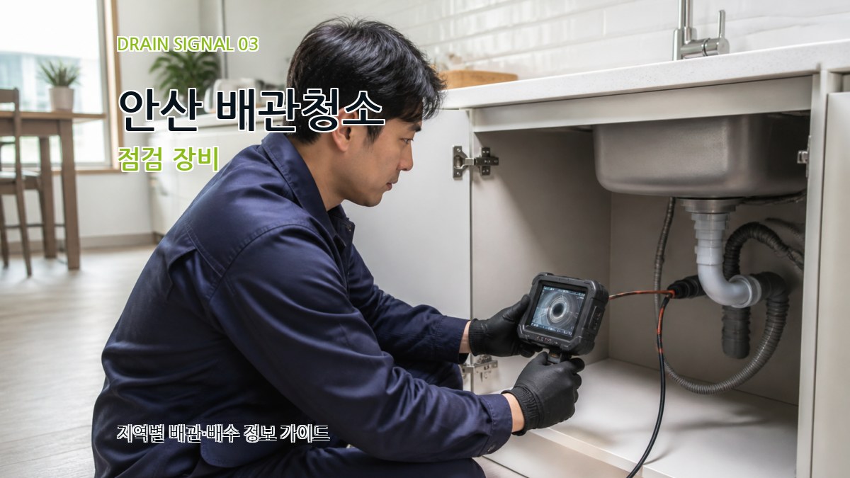 안산 배관청소 점검 장비
