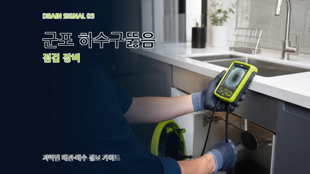 군포 하수구뚫음 점검 장비