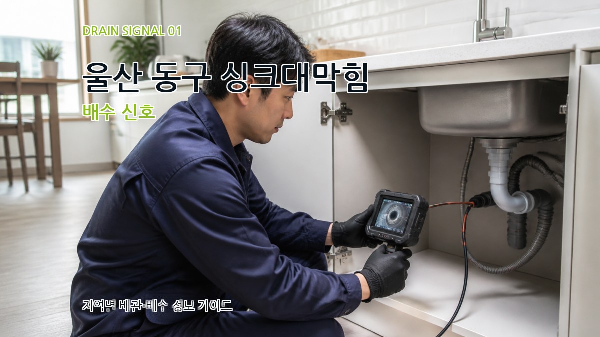 울산 동구 싱크대막힘