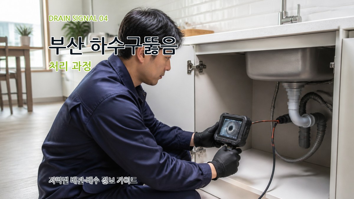 부산 하수구뚫음 처리 과정