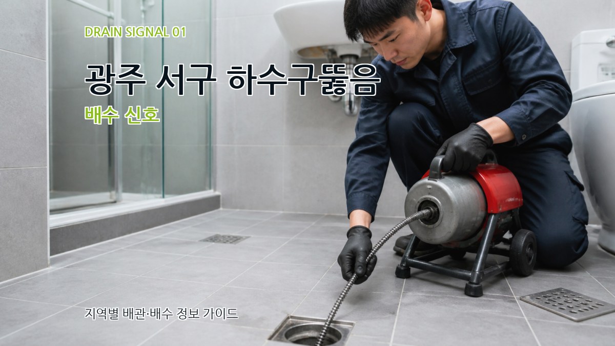 광주 서구 하수구뚫음