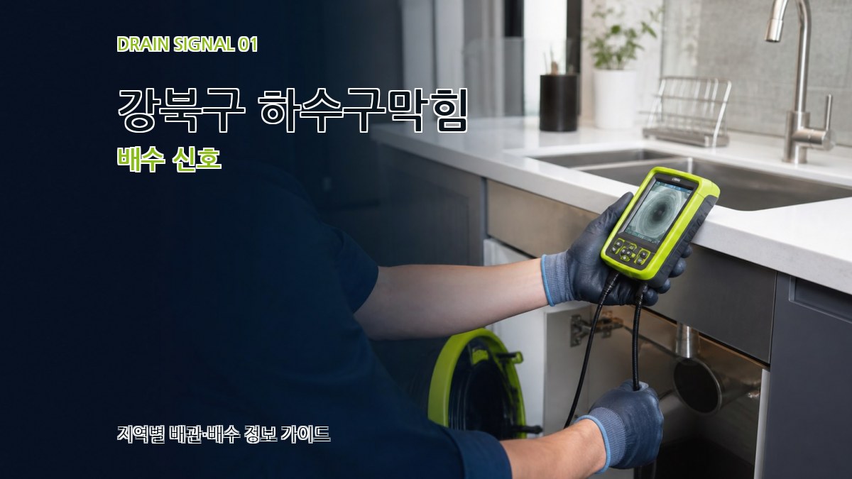 강북구 하수구막힘