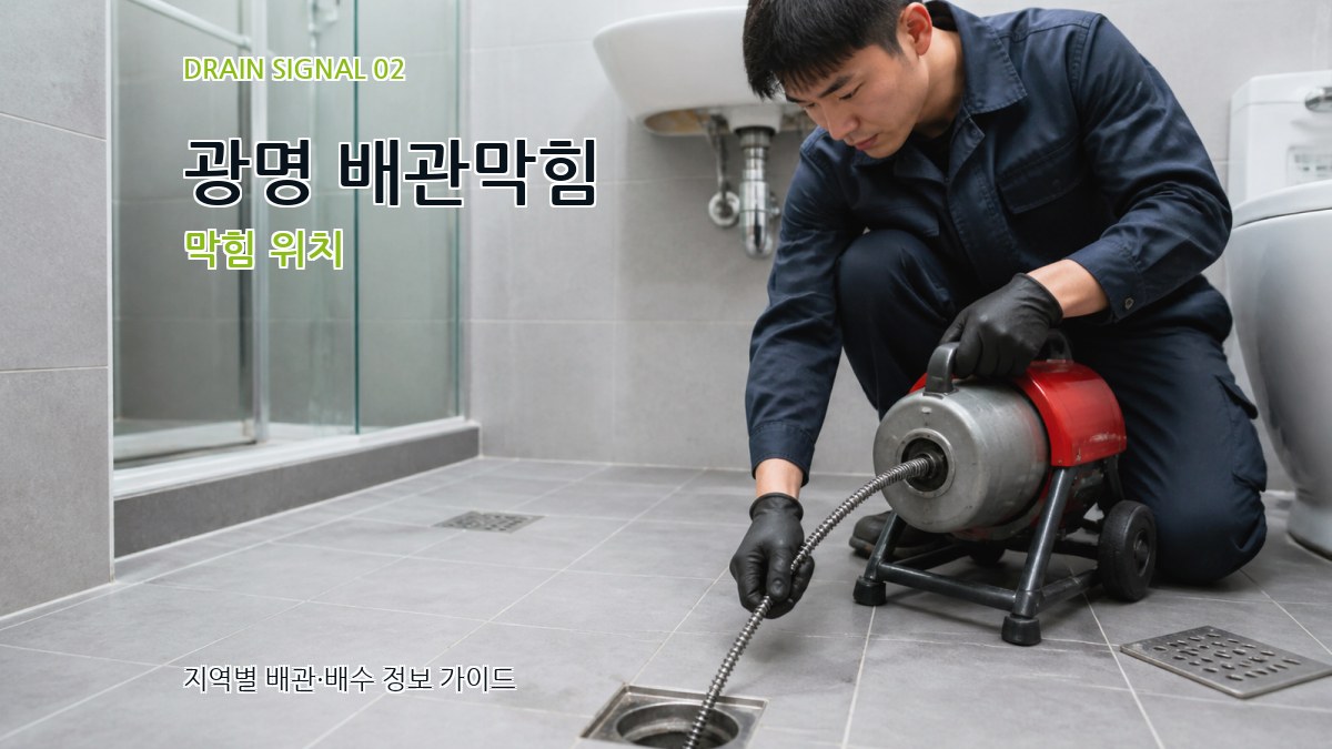 광명 배관막힘 막힘 위치