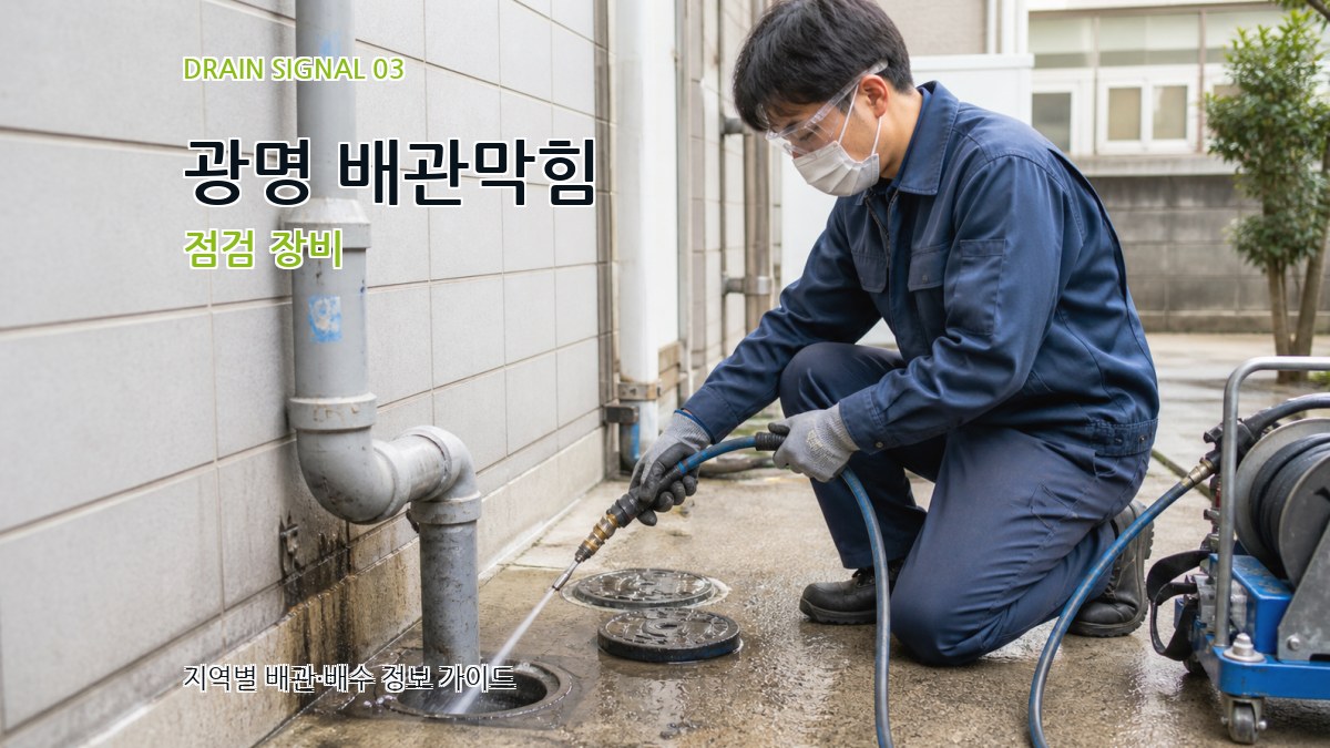 광명 배관막힘 점검 장비