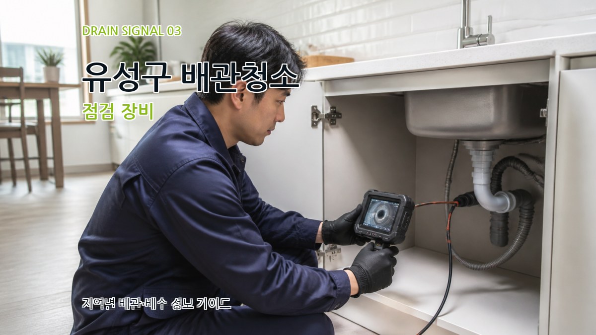 유성구 배관청소 점검 장비