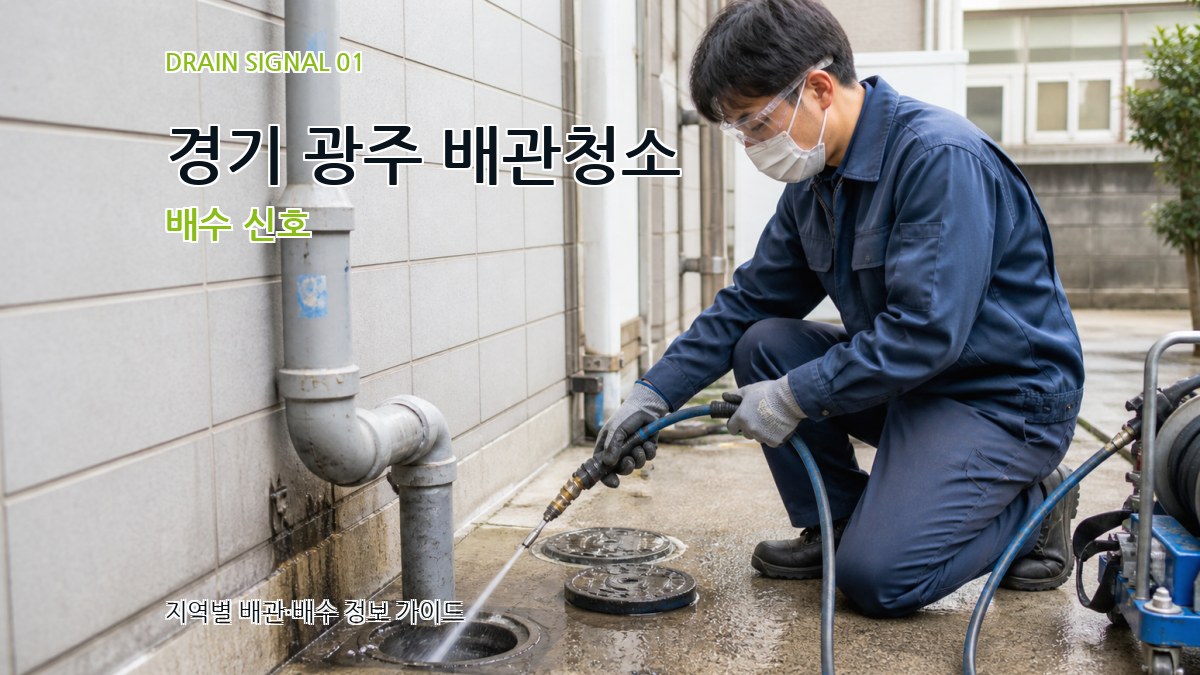 경기 광주 배관청소