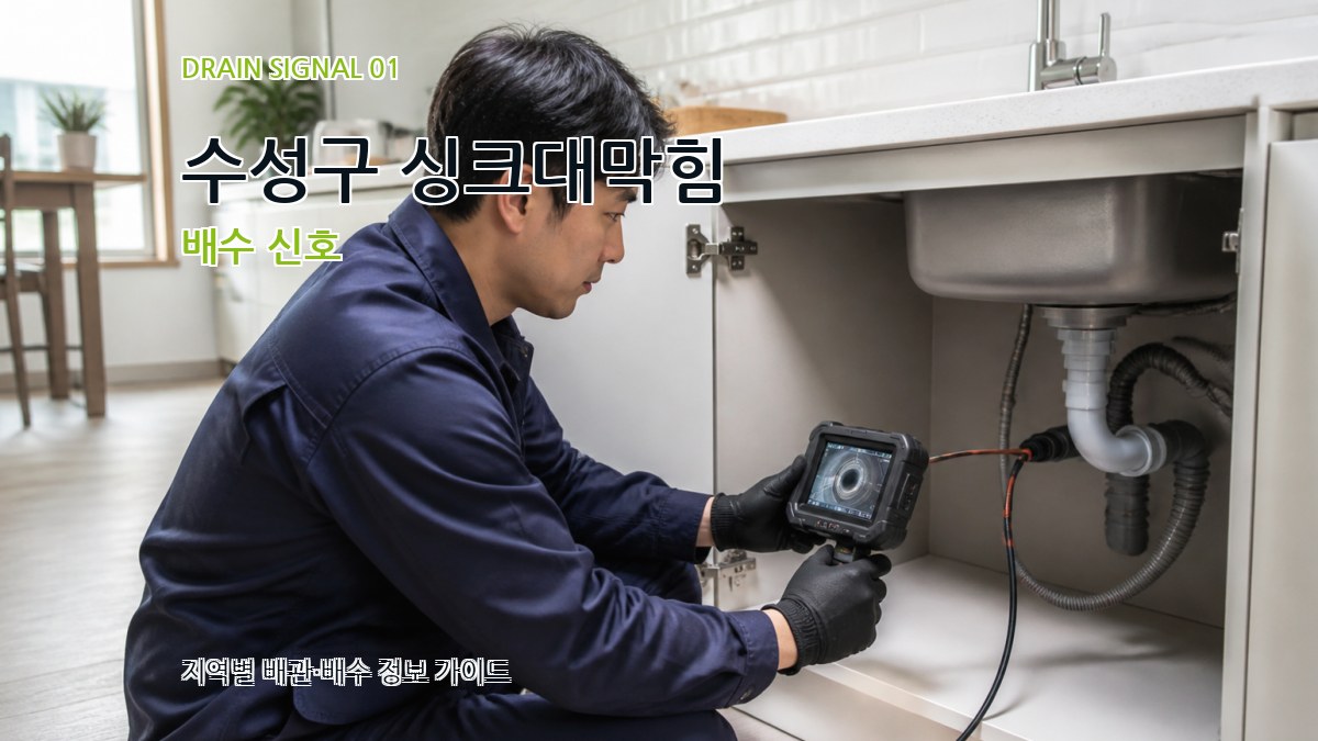 수성구 싱크대막힘