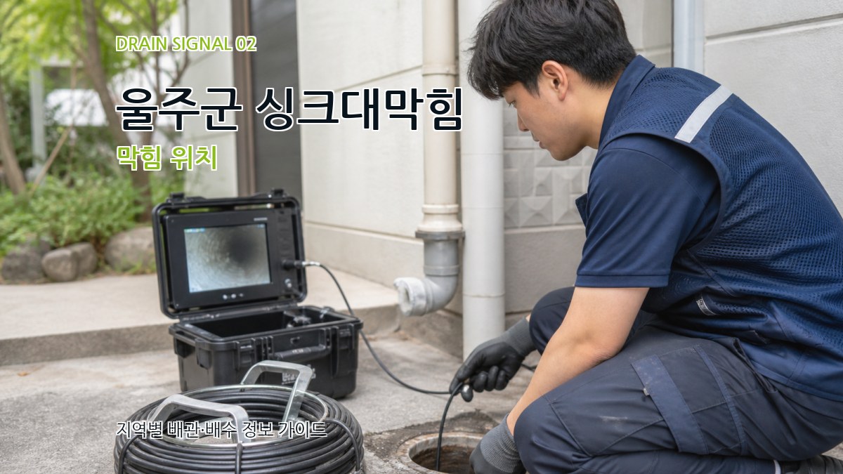 울주군 싱크대막힘 막힘 위치