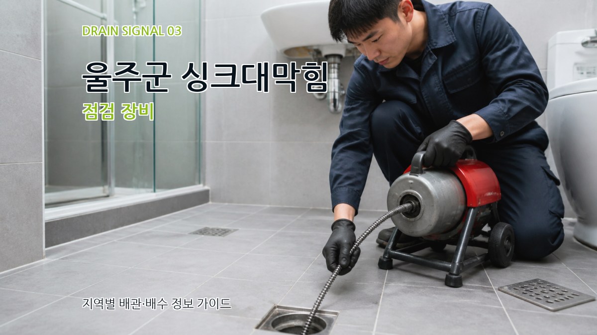 울주군 싱크대막힘 점검 장비