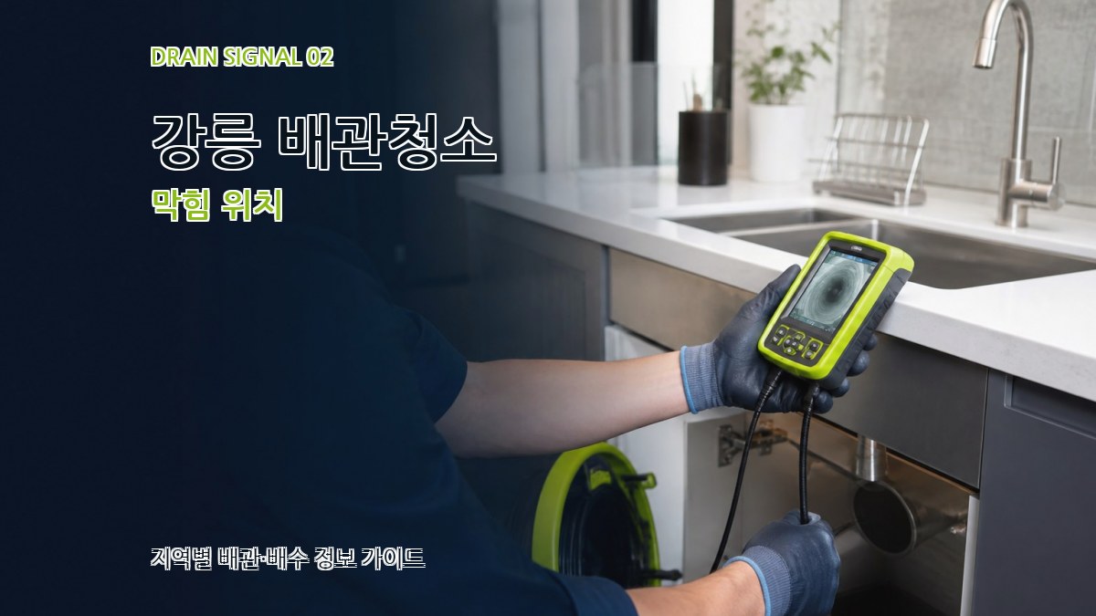 강릉 배관청소 막힘 위치