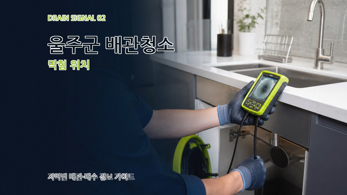 울주군 배관청소 막힘 위치