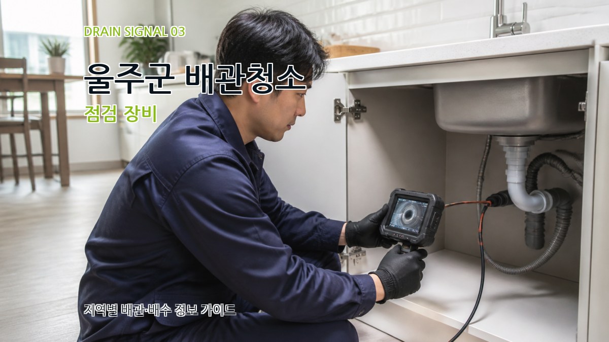 울주군 배관청소 점검 장비
