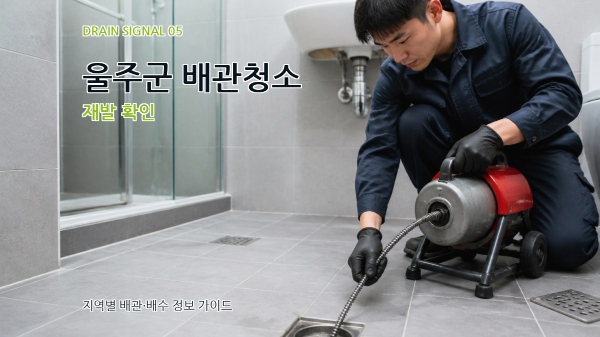 울주군 배관청소 재발 확인