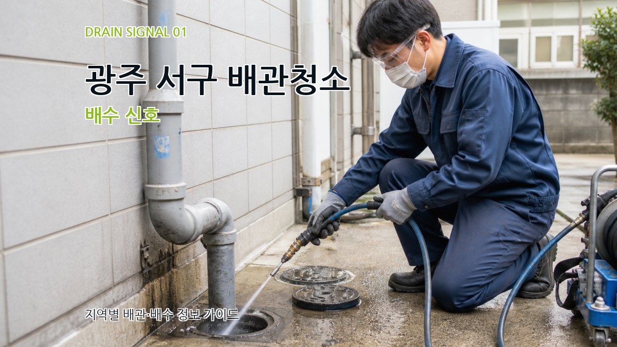 광주 서구 배관청소