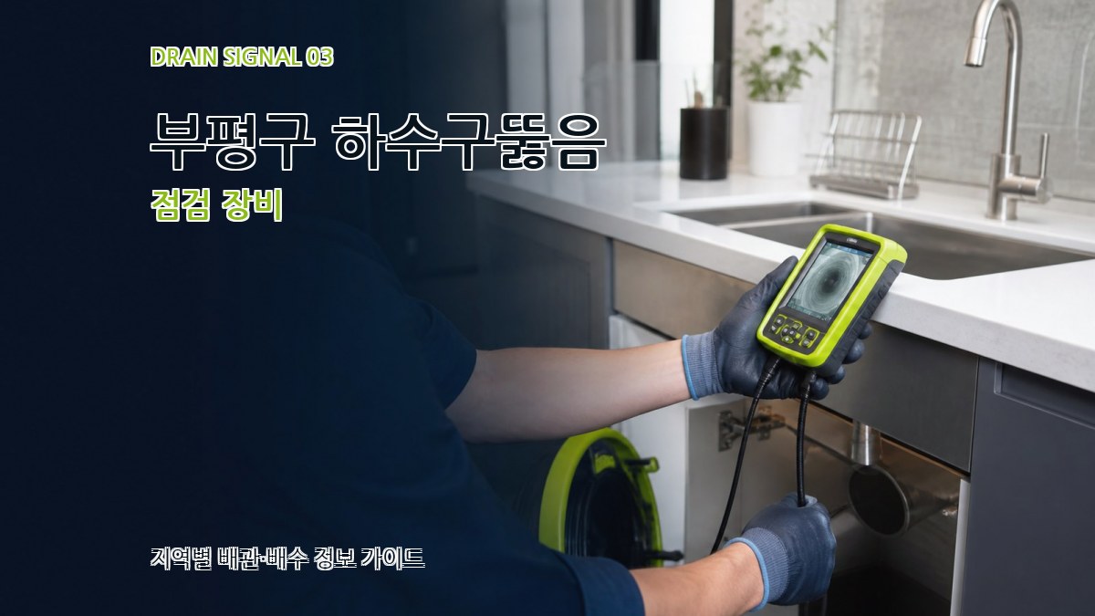 부평구 하수구뚫음 점검 장비