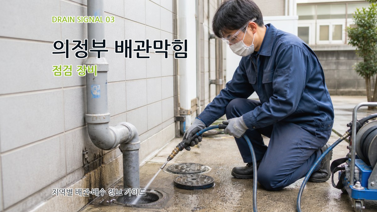 의정부 배관막힘 점검 장비