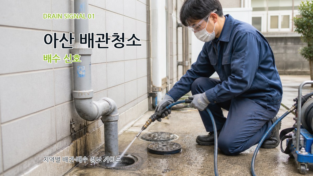 아산 배관청소