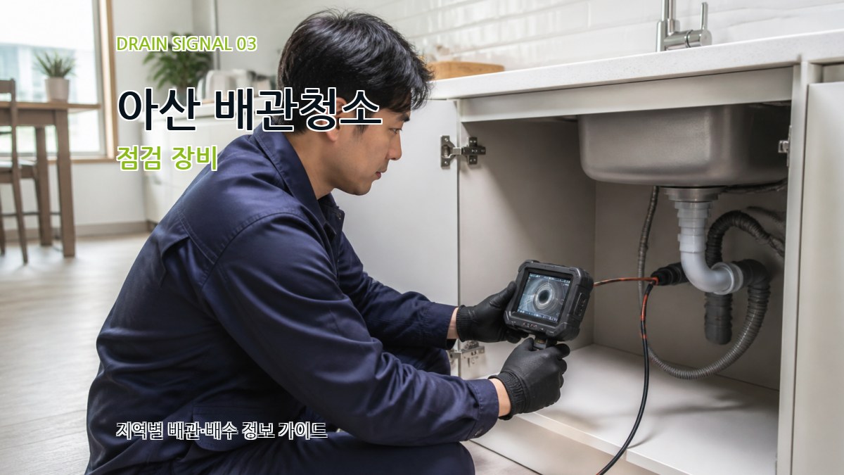아산 배관청소 점검 장비
