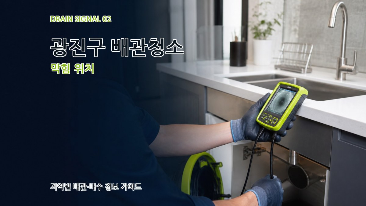 광진구 배관청소 막힘 위치