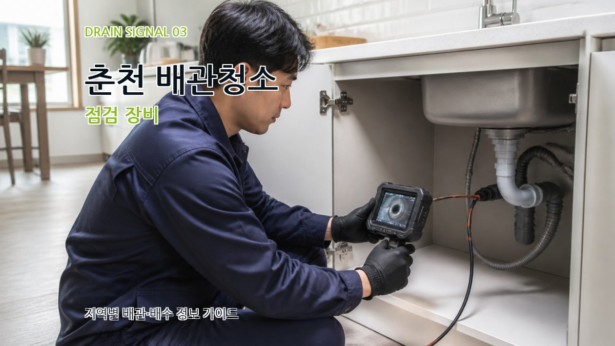 춘천 배관청소 점검 장비