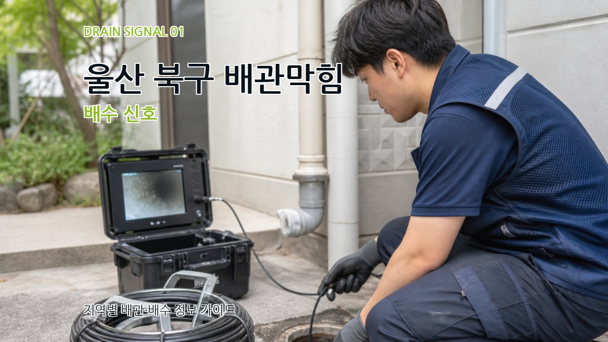 울산 북구 배관막힘